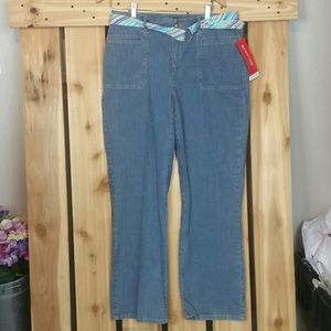 Liz Claiborne Crazy Horse Stretch Jeans NWT